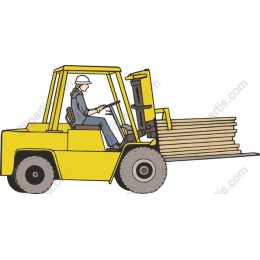 Vibrant Forklift Operator