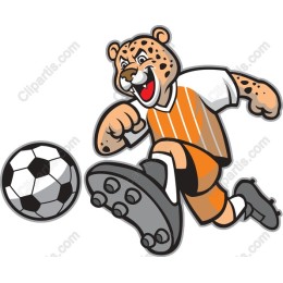 Leopard Soccer Player