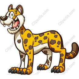 Cartoon Leopard