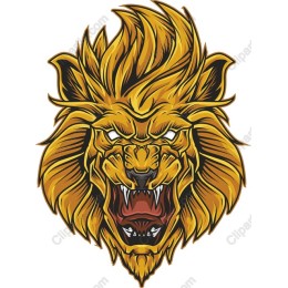 Fierce Lion Head