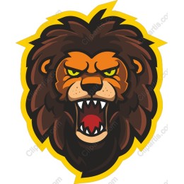 Fierce Lion Head