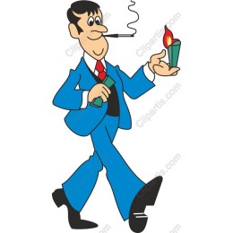 Dapper Gentleman's Blue Suit