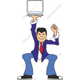 Triumphant Tech Enthusiast