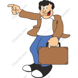 Charming Businessman Cartoon