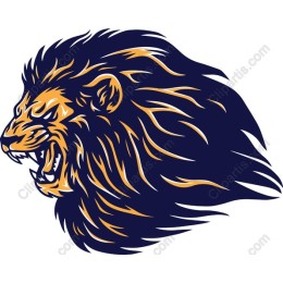 Fierce Lion Head