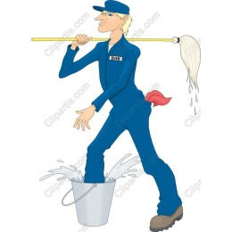 Cheerful Janitor - Bob the Cleaner