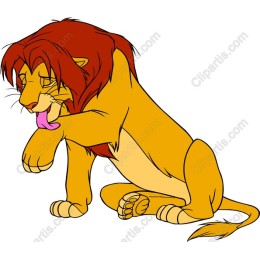 Playful Lion