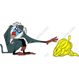 Vibrant Monkey and Banana