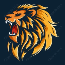Majestic Roaring Lion