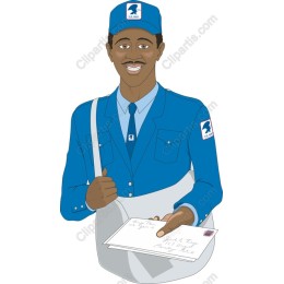 Cheerful Postal Worker