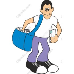 Cartoon Delivery Character