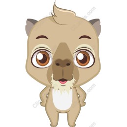 Adorable Cartoon Animal Character