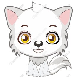 Adorable White Kitten