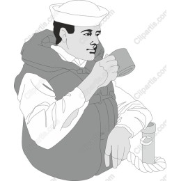 Classic Sailor in Life Vest