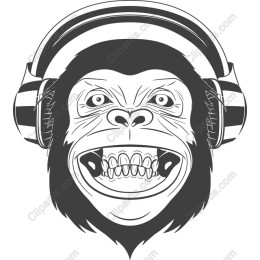 Playful Monkey Headphone