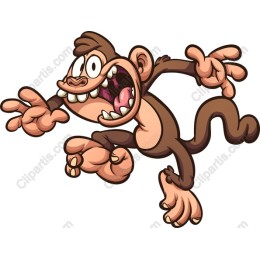Playful Animated Monkey