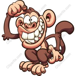 Cheeky Cartoon Monkey