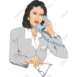 Professional Businesswoman Phone Conversation