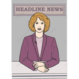 Professional News Anchor