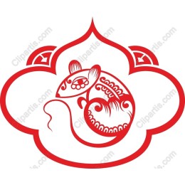 Charming Red Mouse for Festive Celebrations