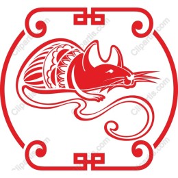 Stylized Red Mouse