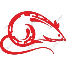 Modern Red Mouse