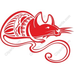 Charming Red Mouse