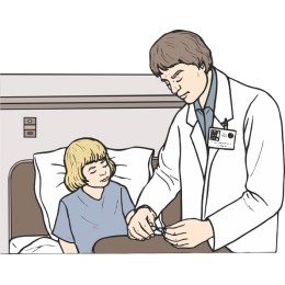 Caring Healthcare - Doctor and Child