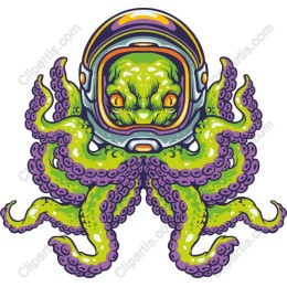 Cosmic Octopus Astronaut