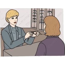 Optometrist Glasses Fitting