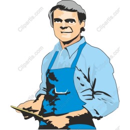 Artisan in Blue Apron