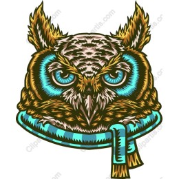 Majestic Owl with Scarf