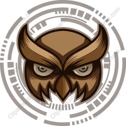 Modern Owl Head