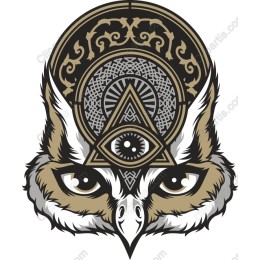 Mystical Owl Geometric