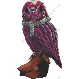 Pink Santa Owl