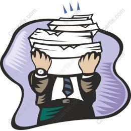 Overwhelmed Office Worker
