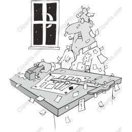 Whimsical Artist at Work