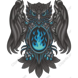Fierce Majestic Owl