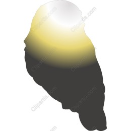 Elegant Owl in Gold and Black