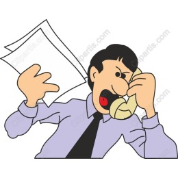 Angry Businessman Phone Call