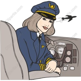 Charming Female Pilot