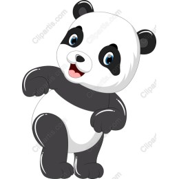 Charming Cartoon Panda