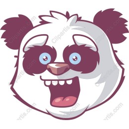 Cheerful Panda Face