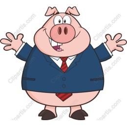 Cheerful Pig Business