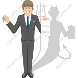 Charismatic Businessman with Shadow