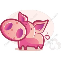 Cheerful Pig