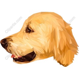 Golden Retriever Geometric