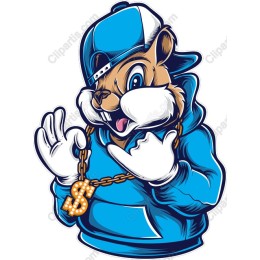 Cool Cartoon Hamster