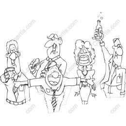 Celebratory Cartoon