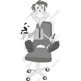 Nervous Office Worker